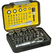 Stanley handgereedschap Bitset Expert Pro 1/4" - Ratelsleutel (40 delig) - 1-13-906