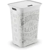 Kis Chic Deluxe Wasbox - 60L - 44x35x61cm - Gebroken wit