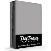 Day dream Hoeslaken - katoen - antraciet - 90x200 cm