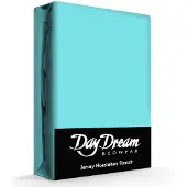 Day dream Hoeslaken - jersey - 190x220 cm - Aqua