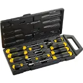 Stanley handgereedschap 10-Delige Cushiongrip Schroevendraaierset Standaard/Pozidriv - 2-65-014