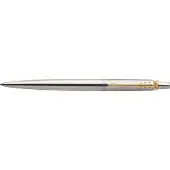 Parker Jotter Gel pen | Roestvrij staal met goud detail | Medium punt zwarte inkt (0,7 mm) | Geschenkdoos