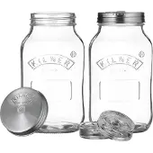 Kilner Fermentatieset, 2 glazen, transparant