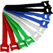 Intos Klittenband kabelbinders 240 x 12mm / diverse kleuren (10 stuks)