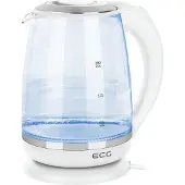 Ecg RK 2020 White Glass - Waterkoker - 2,0 l - 2200 W