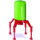 Siku 5602, SILOPOWER Staande silo, 1:32, kunststof, groen/rood, instelbare doorrijhoogte voor modellen met schaal 1:32 tot 1:87