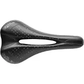 Selle Italia Sport Gel Flow, zadel voor fiets, geschikt voor wegwedstrijden, uniseks, zwart, effen, microvezel