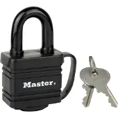 Master Lock KETENS - - HANGSLOT MET VEILIGHEIDSKLASSE 5 7804EURT - Zwart - Met sleutel - Opbouw