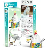 Eugy 3D Puzzel - Katten - Cottonball - Katten - Duurzaam - Verzamel Ze Allemaal - 6 Jaar