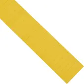 MAGNETOPLAN Ferrocard labels geel, 80 x 15mm, 115 stuks