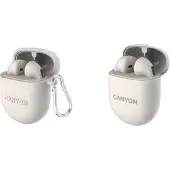 Canyon TWS-6 Bluetooth Headset - Gaming Mode/BT 5.3 - Beige