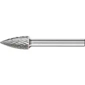 PFERD TOOLS 21122626 Freesstift Spitsboog Lengte 60 mm Afmeting, Ø 10 mm Werklengte 20 mm Schachtdiameter 6 mm