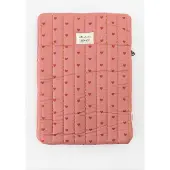 Sissy-Boy Roze Laptophoes Met Hartjesprint