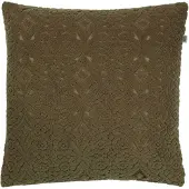 Dutch decor - BABET - Sierkussen olijf 45x45 cm - groen