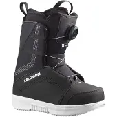 Salomon Snowboard - Kinder snowboardschoenen - Project Boa Black/Black/White voor Unisex - Kindermaat 20.5 - Zwart