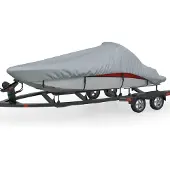 vidaXL Boothoes grijs 519-580 cm (lengte) 294 cm (breedte)