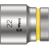 Wera Zyklop doppeninzetstuk, 1/2"-aandrijving, 22 mm