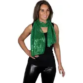 CHIAMAX Pailletten sjaal - Groen - Disco - Glitter - Toppers 2025