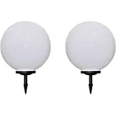 vidaXL Wegverlichtingen, 2 stuks, LED, 50 cm, met grondpen