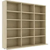 vidaXL Cd-kast 100x23x89,5 cm bewerkt hout sonoma eikenkleurig