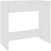 vidaXL Bureau 80x40x75 cm bewerkt hout wit