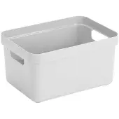 Sunware - Sigma home opbergbox 5L wit - 25,2 x 17,5 x 12,2 cm