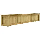 vidaXL Jardinière surélevée 291x50x50 cm Bois de pin imprégné 49096