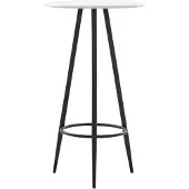 vidaXL Barkruk, wit, 60x107,5 cm, MDF