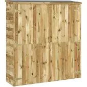 vidaXL Tuinschuur 163x50x171 cm massief grenenhout