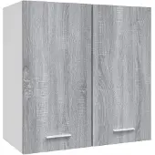 vidaXL Bovenkast Lyon 60x31x60 cm grijs sonoma eiken