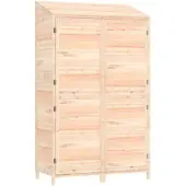 vidaXL Tuinschuur 102x52x174,5 cm massief vurenhout