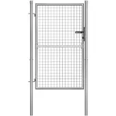 Super Merchant Tuinpoort gegalvaniseerd staal 100x125 cm zilver