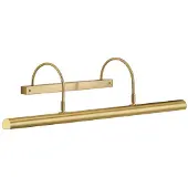 Knapstein Lange schilderijverlichting PICTURE, brons dimbaar, brons / oud-messing, Hal, Messing, Design, Wandlamp