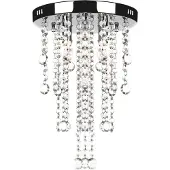 Kamome vidaXL Hanglamp, elegante plafondlamp met transparante kristallen kralen