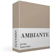 Ambiante Jersey - Hoeslaken - 160x200 - Taupe