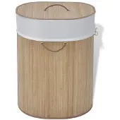 vidaXL bamboe wasmand ovaal natuurlijk online kopen