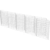 vidaXL Gabion mand 300x30x100 cm gegalvaniseerd staal