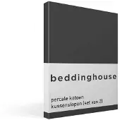 Beddinghouse Kussensloop - Antraciet - 60x70 (set a 2)