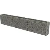 vidaXL Gabion plantenbak verhoogd 540x50x100 cm gegalvaniseerd staal
