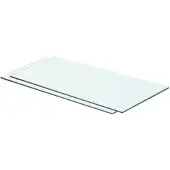 vidaXL Schappen 2 st 60x25 cm glas transparant