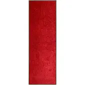 vidaXL Deurmat wasbaar 60x180 cm rood