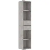 vidaXL Boekenkast 36x30x171 cm bewerkt hout betongrijs