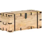 vidaXL Opbergkist 90x40x40 cm massief mangohout
