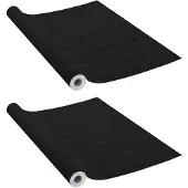 vidaXL Meubelfolies zelfklevend 2 st 500x90 cm PVC donkerhoutkleurig