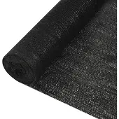 vidaXL Privacynet 195 g/m² 1,2x25 m HDPE zwart