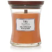 Woodwick Hourglass Medium Geurkaars - Chilli Pepper Gelato