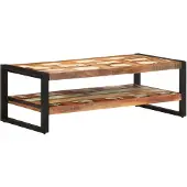 vidaXL Salontafel 120x60x40 cm massief gerecycled hout