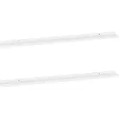 vidaXL Wandschappen 2 st 115x9x3 cm wit
