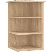 vidaXL Bijzetkast 35x35x55 cm bewerkt hout sonoma eikenkleurig