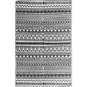 vidaXL Buitenkleed ARAKIL 190x290 cm polypropeen zwart
